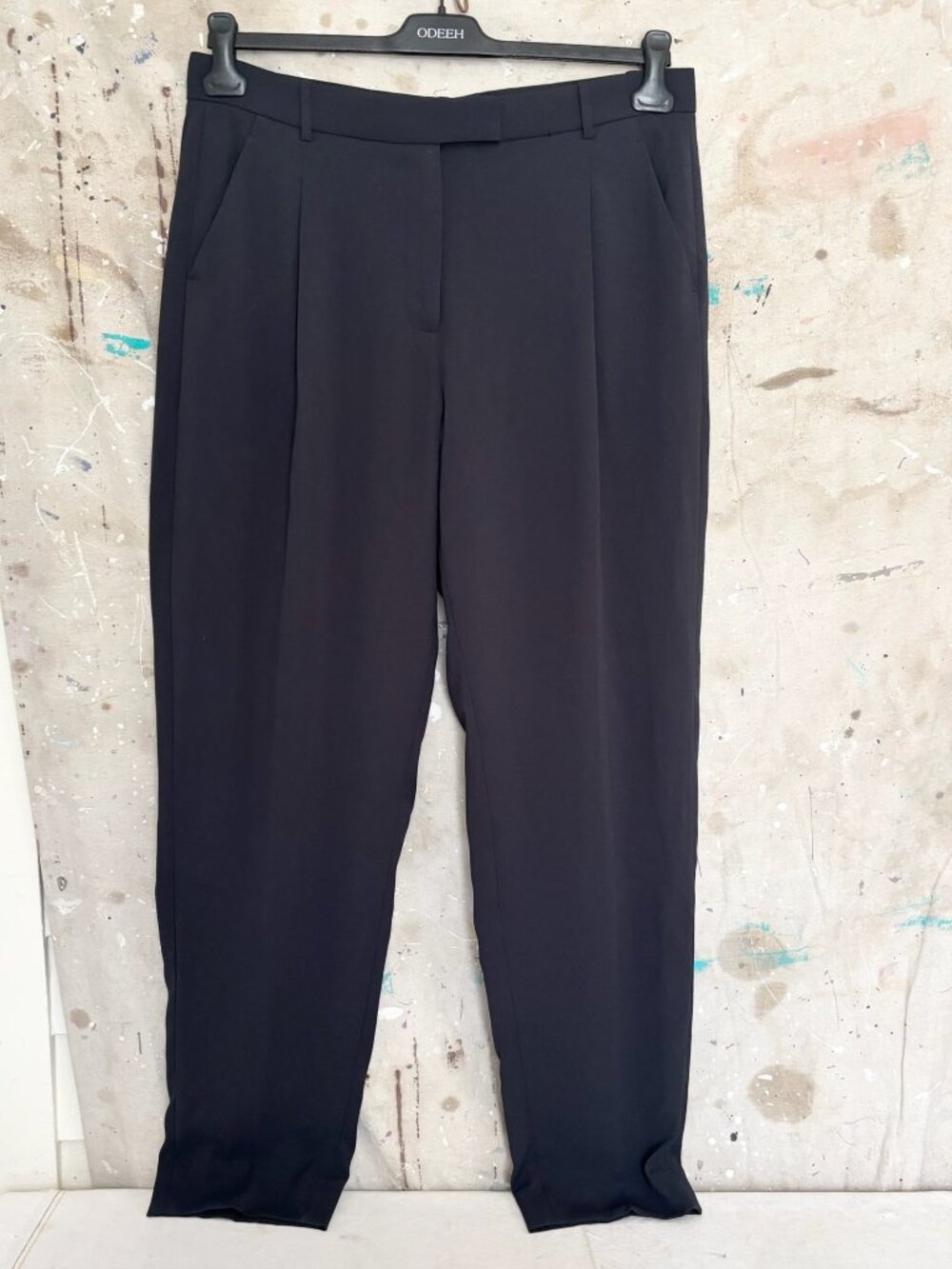 Abercrombie Wide Leg Tailored Pleated Pant